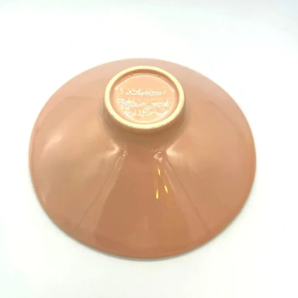 Vintage Mid Century Modern Haegar Low Profile Salmon Color 8